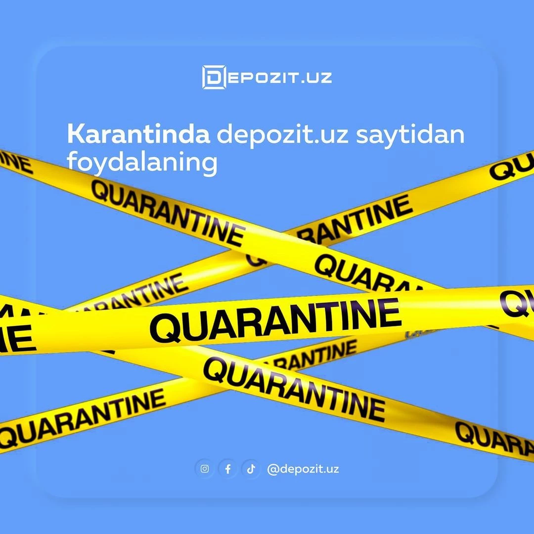На карантине пользуйтесь информацией на сайте Depozit.uz.