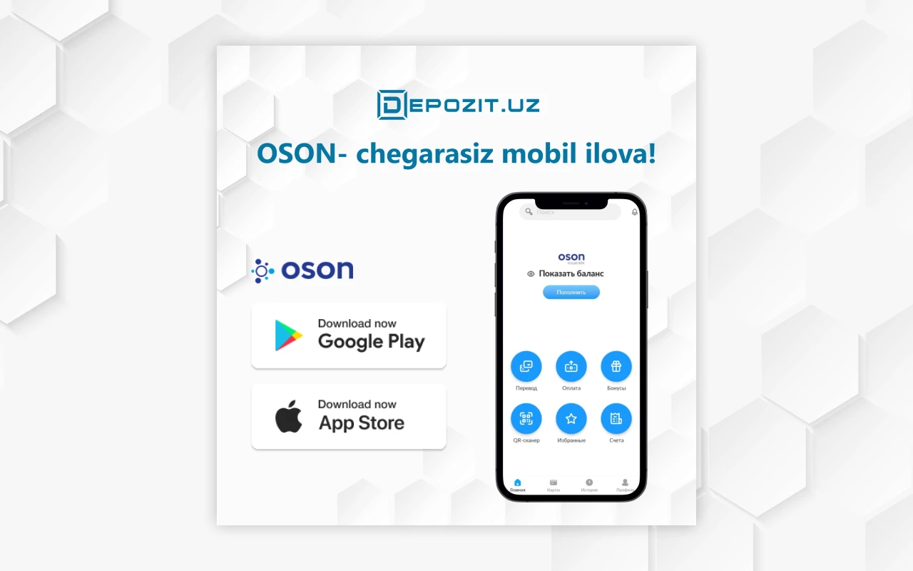 OSON - мобильное приложение без границ!