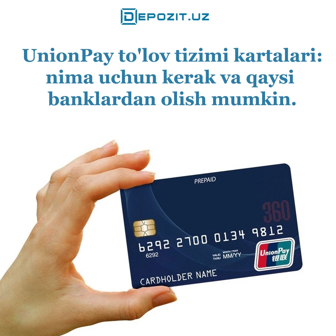 UnionPay to'lov tizimi kartalari: nima uchun kerak va qaysi banklardan olish mumkin?