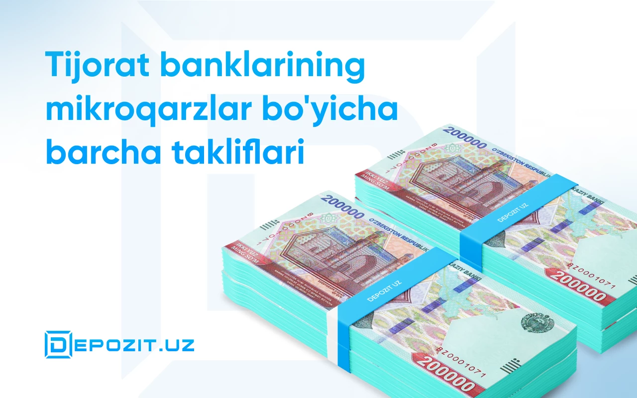 depozit.uz Все предложения коммерческих банков по микрозаймам: по состоянию на октябрь 2023 года